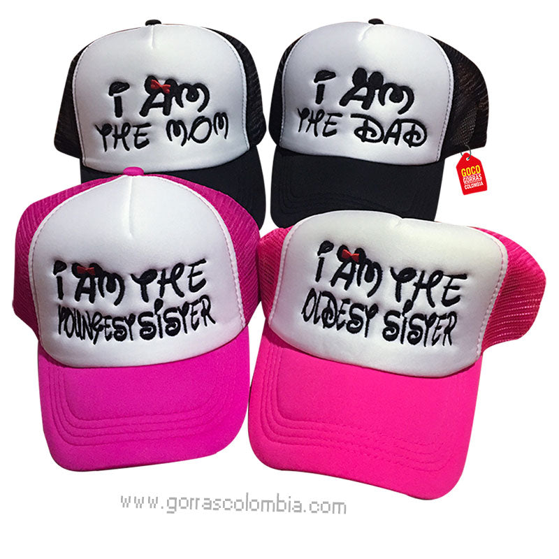Gorras OREJAS MICKEY - DAD, MOM & SISTERS
