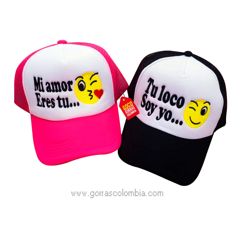 Gorra EMOJI - MI AMOR ERES TU... / TU LOCO SOY YO...