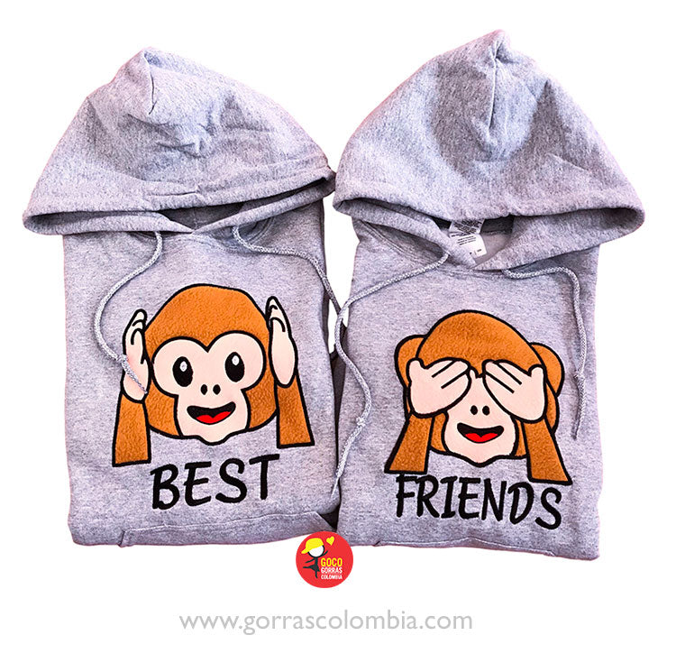 Buzo BEST / FRIENDS - EMOJI MONO