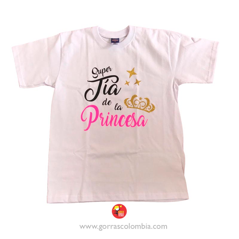 Camiseta SUPER TÍA DE LA PRINCESA