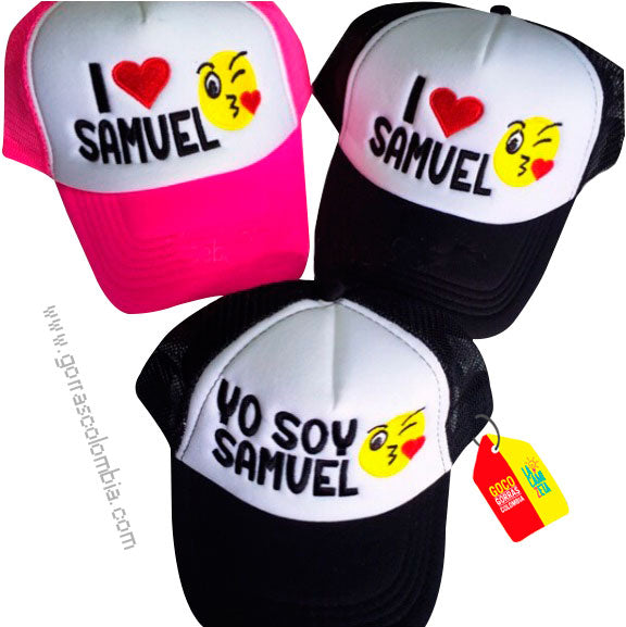 Gorras EMOJI - I LOVE A... (Nombre)