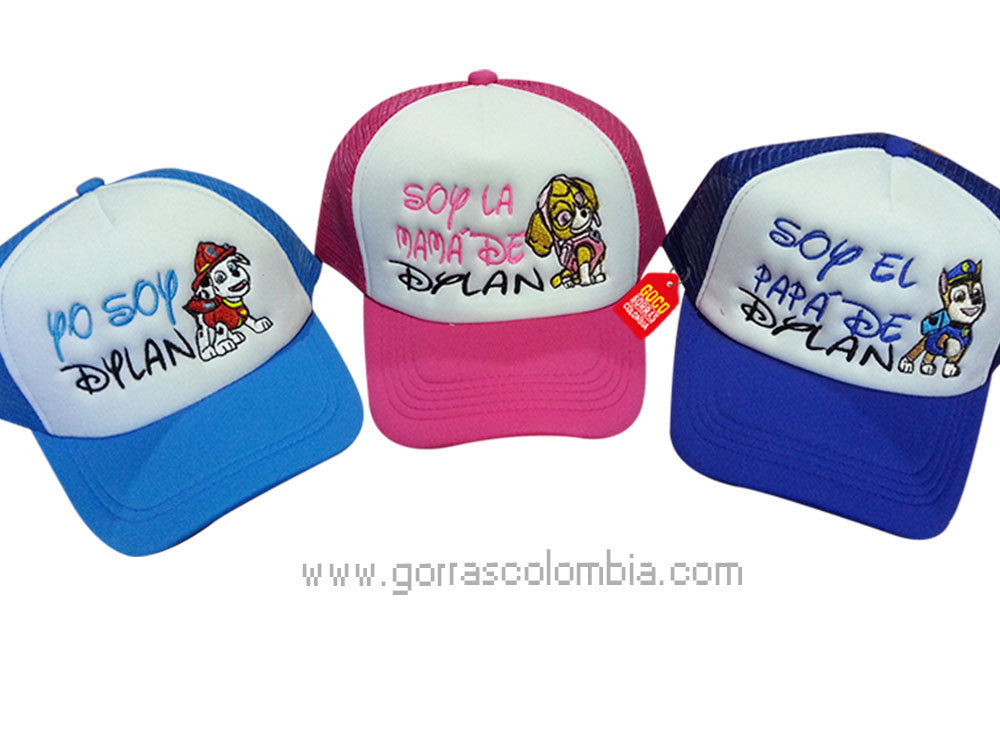 Gorras PAW PATROL - PAPÁS DE... (Nombre)