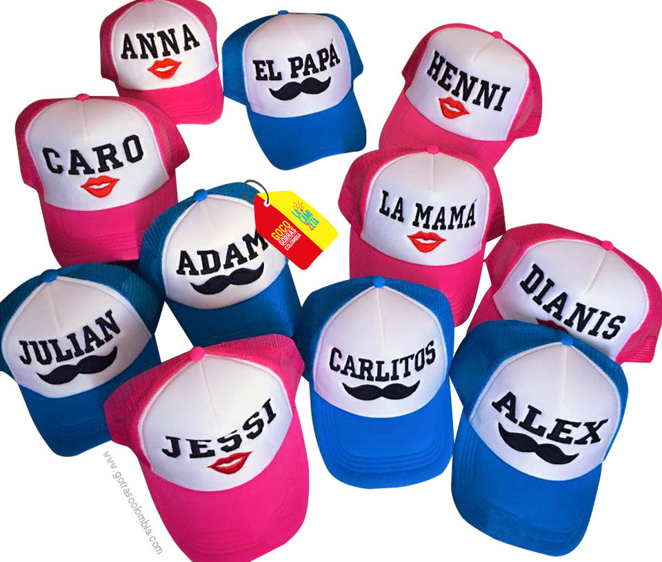 Gorra MOSTACHO / BOCA (Nombre)