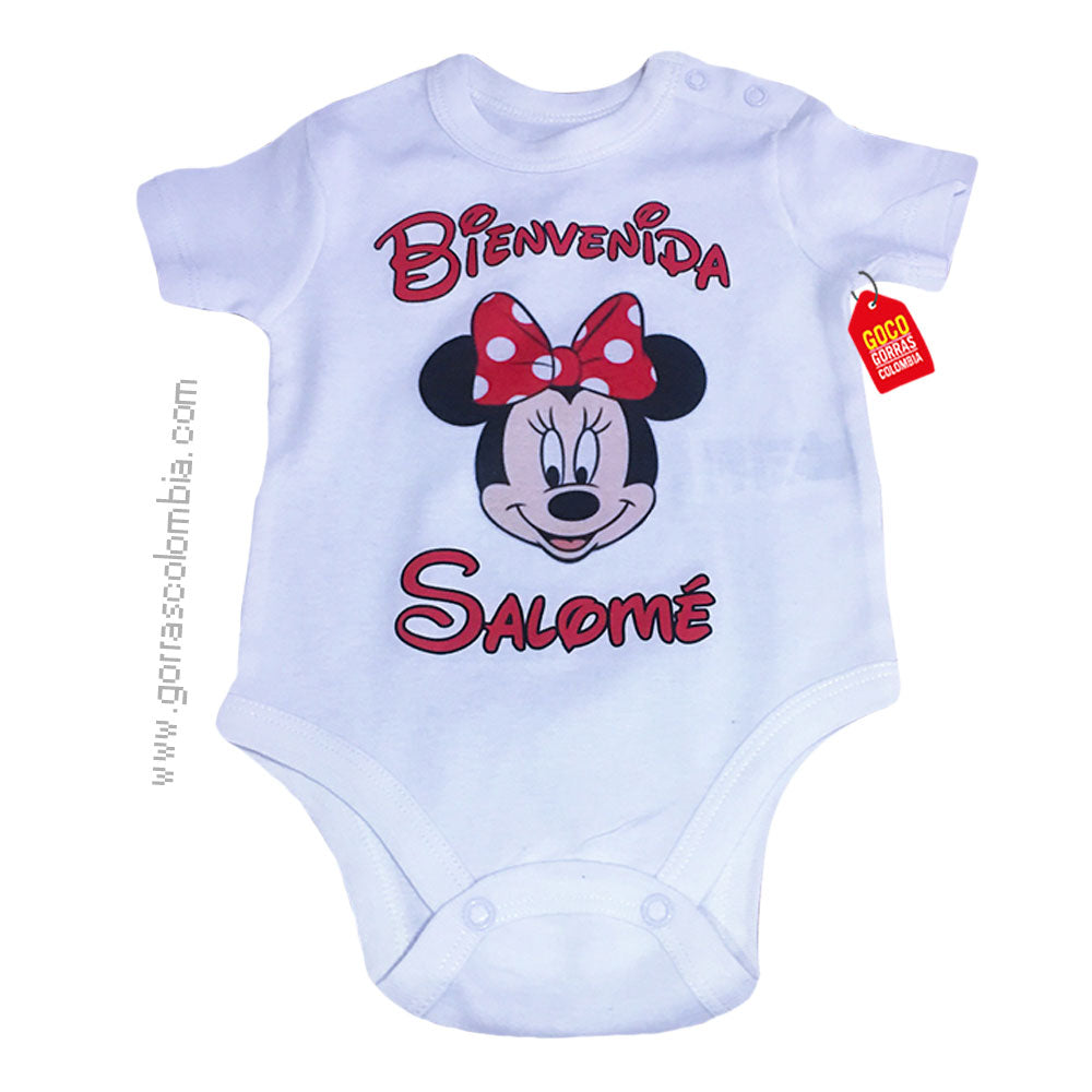 Body MINNIE BIENVENIDA... (Nombre)