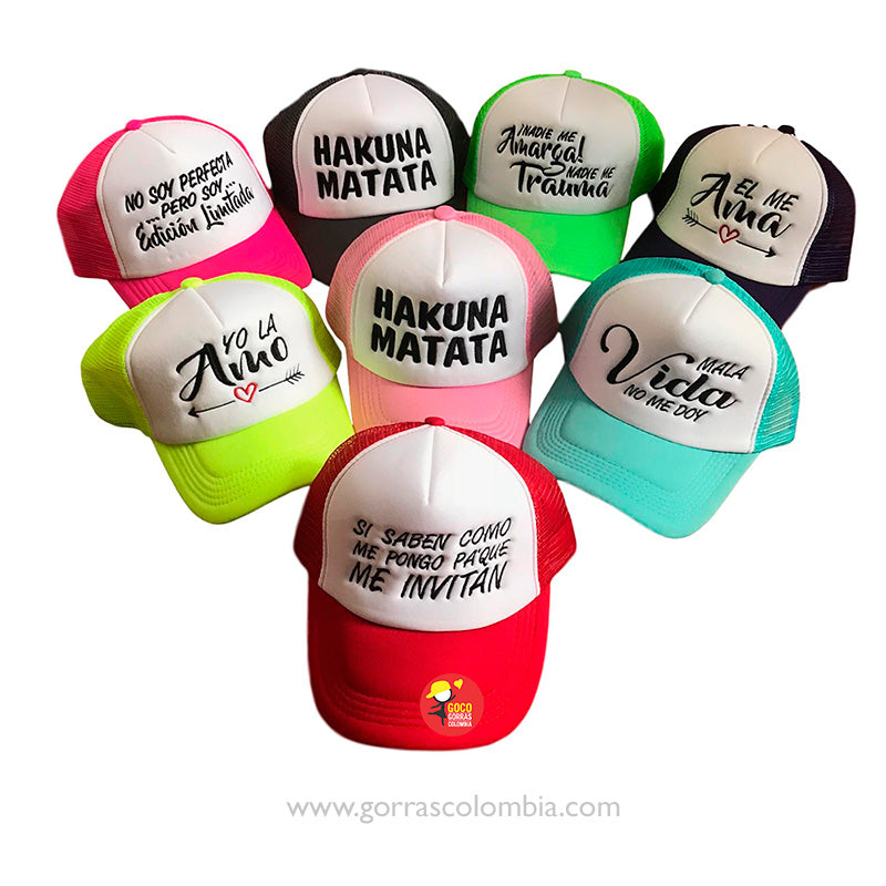 Gorra FRASE PARA FIESTA