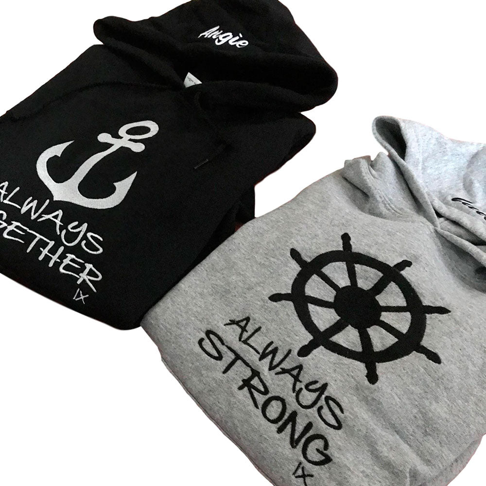 Buzo ANCLA / TIMÓN (Nombre-Iniciales)