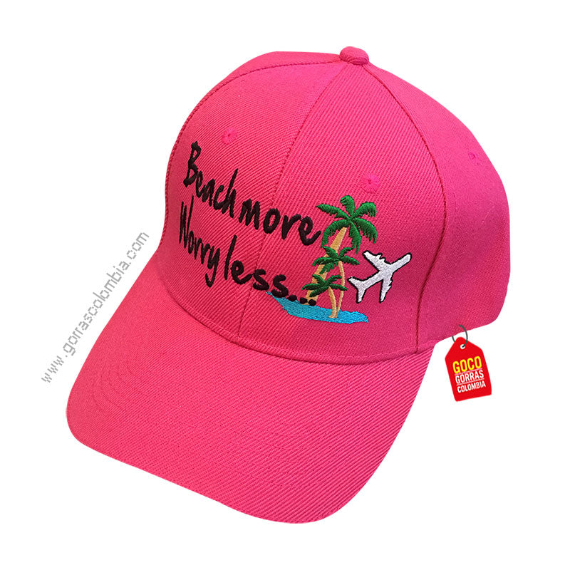 Gorra BEACH MORE WORRY LESS...