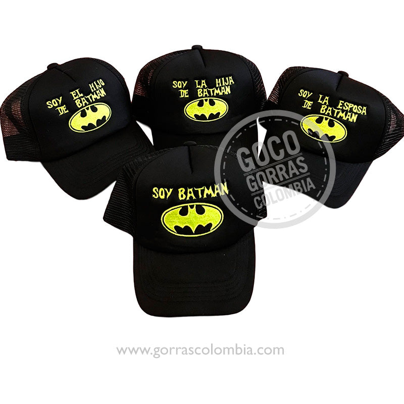 Gorras FAMILIA BATMAN