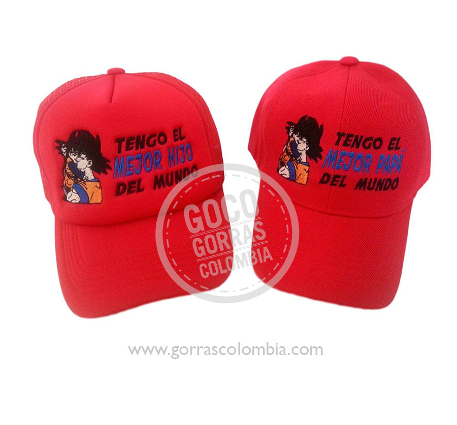 Gorras GOKU Y GOHAN - PAPÁ E HIJO