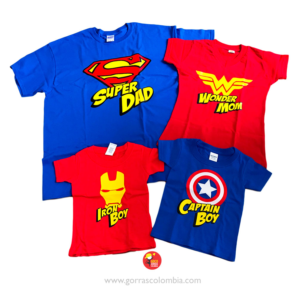 Camiseta SUPER HÉROES
