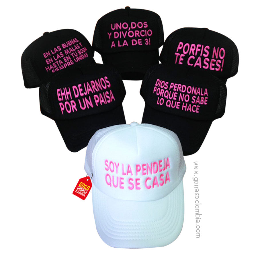 Gorras FRASES - DESPEDIDA DE SOLTERA