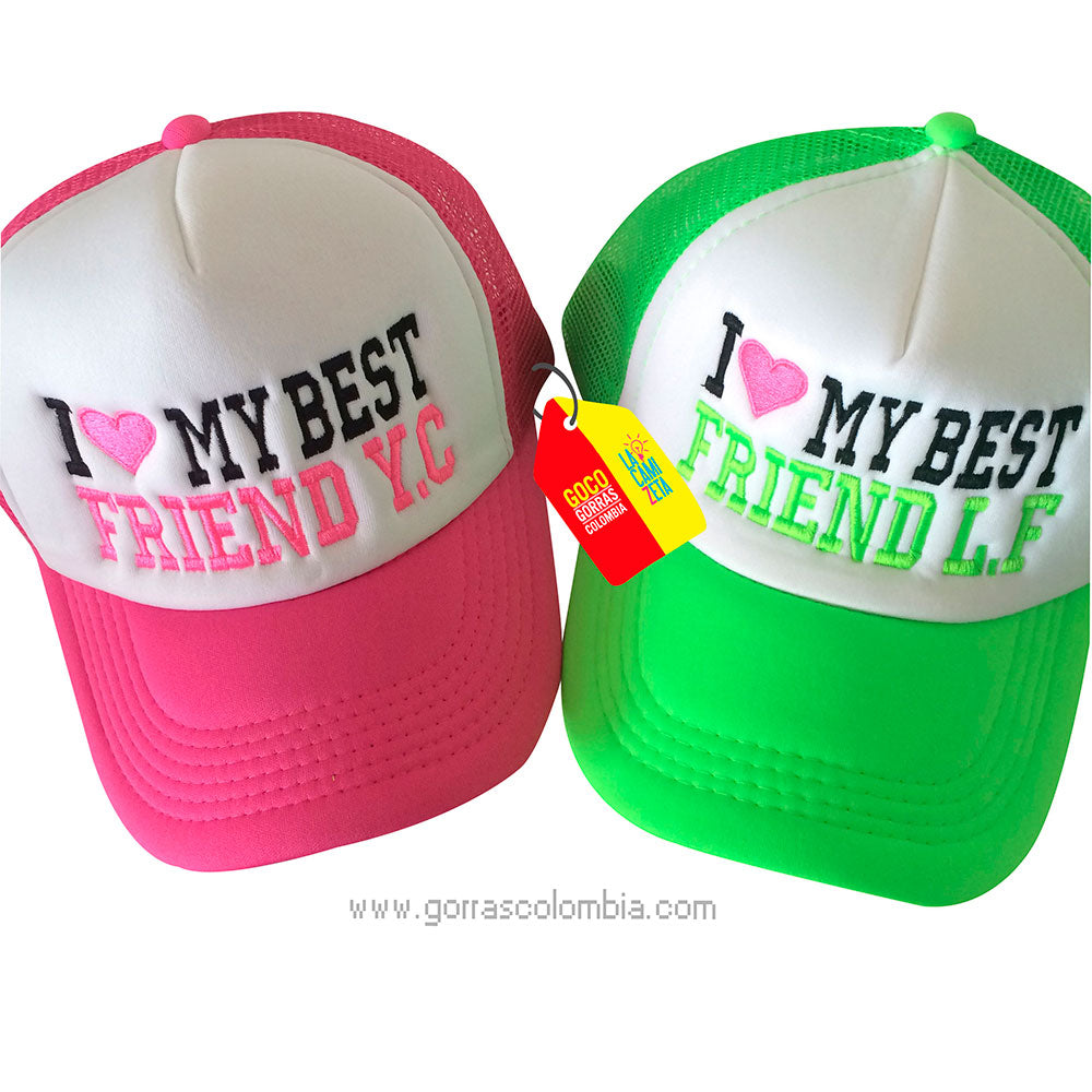 Gorras BEST FRIEND (Iniciales)