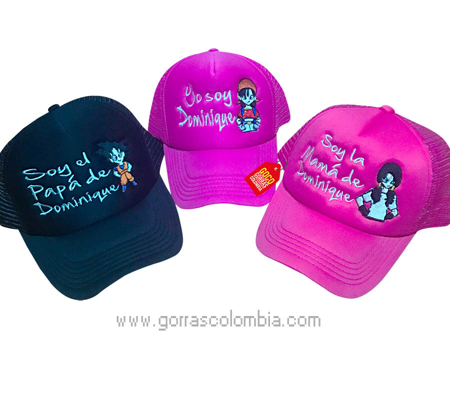 Gorras DRAGON BALL - PAPÁS DE... (Nombre)