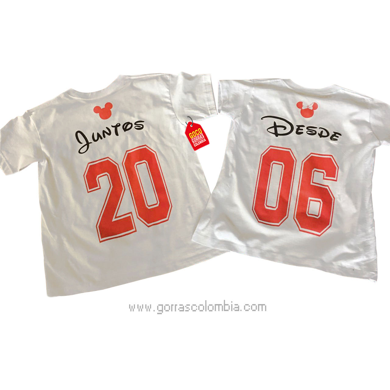 Camiseta MICKEY JUNTOS / DESDE