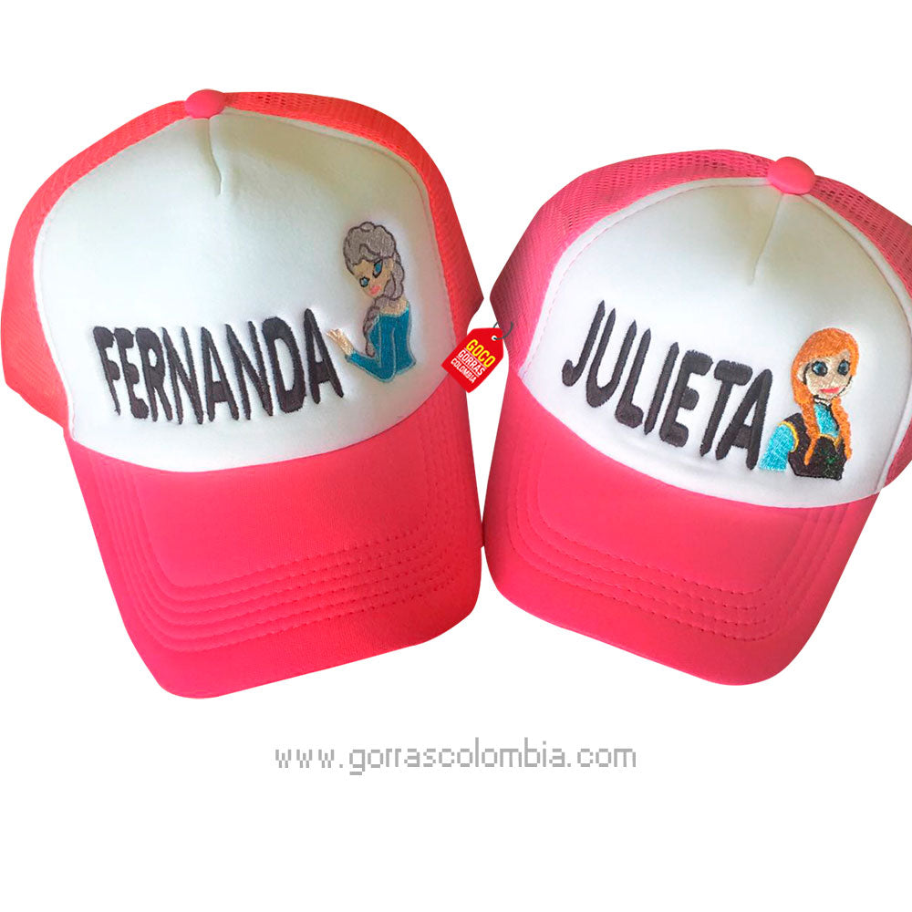Gorra FROZEN - ELSA / ANNA (Nombre)