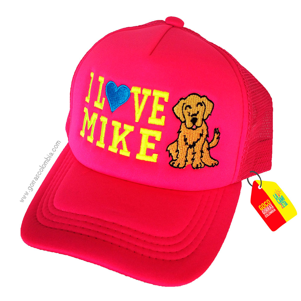 Gorra PERRO - I LOVE... (Nombre)