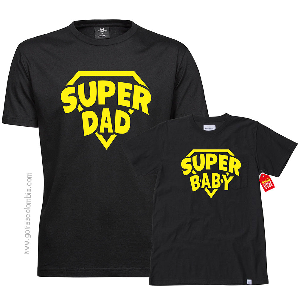 Camiseta SUPER DAD / SUPER BABY