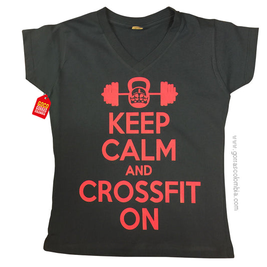 Camiseta KEEP CALM AND CROSSFIT ON