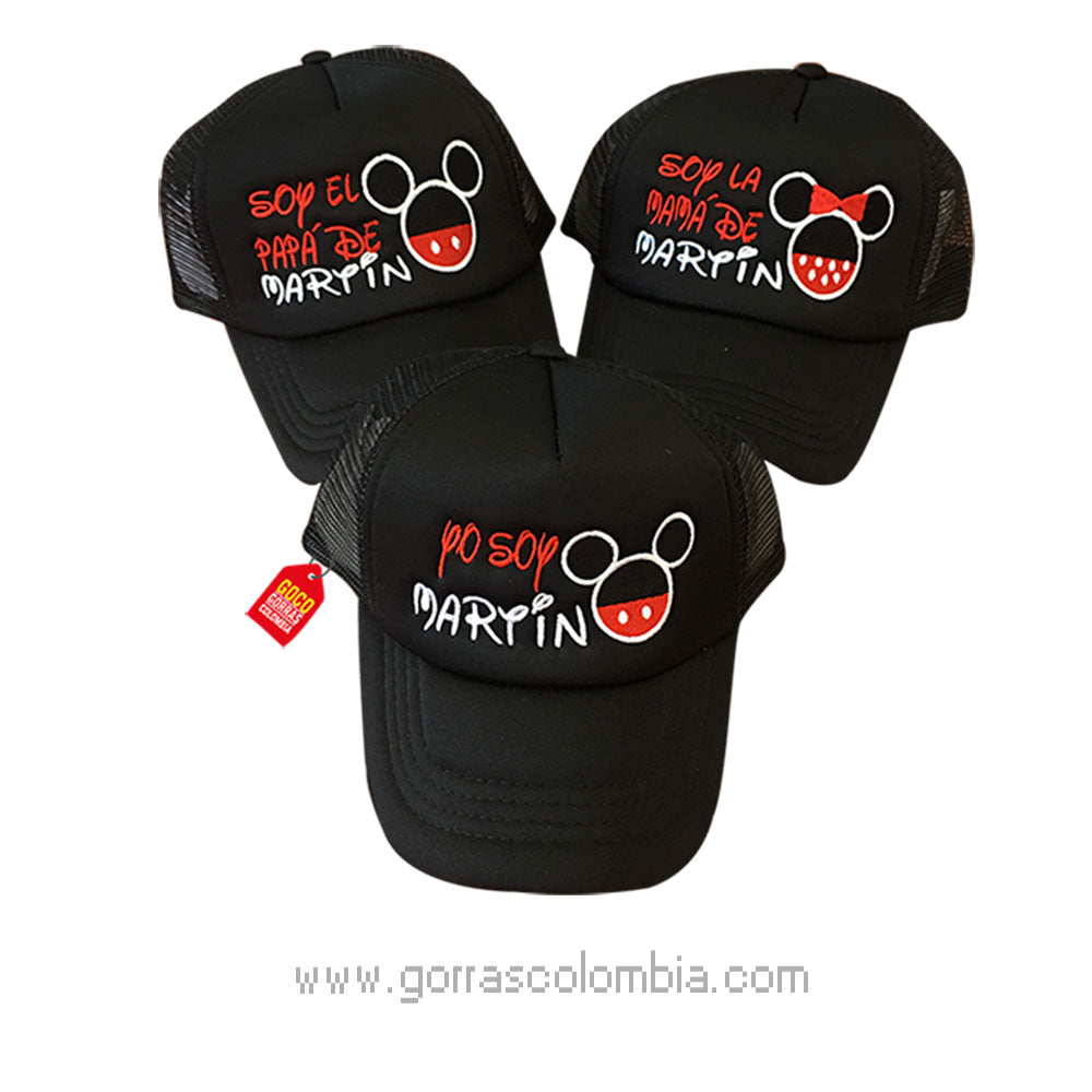 Gorras MICKEY - PAPÁS DE... (Nombre)