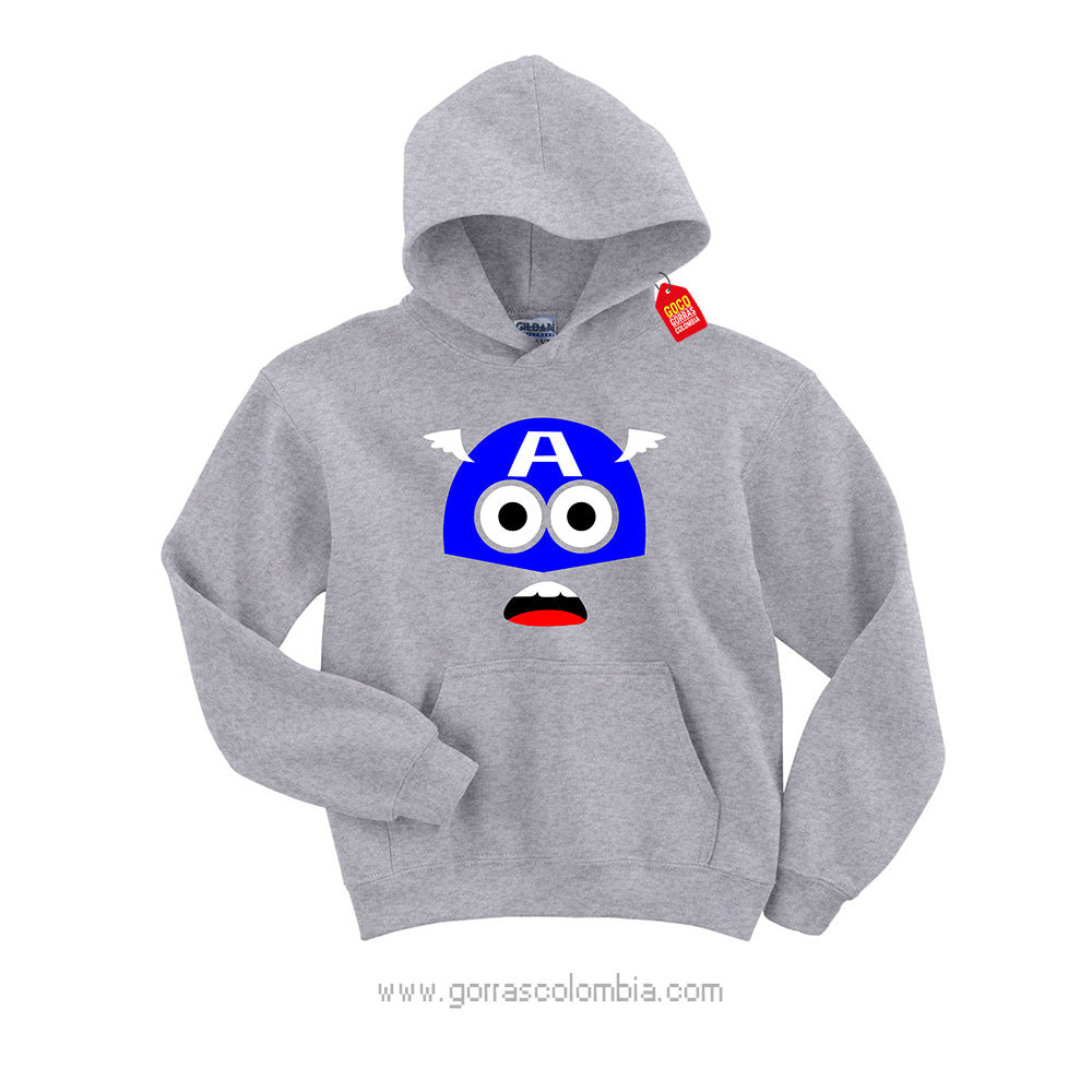 Buzo MINION CAPITÁN AMÉRICA