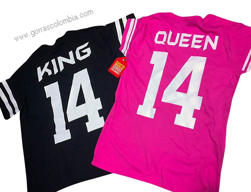Camiseta KING / QUEEN