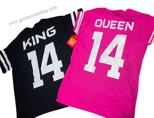 Camiseta KING / QUEEN