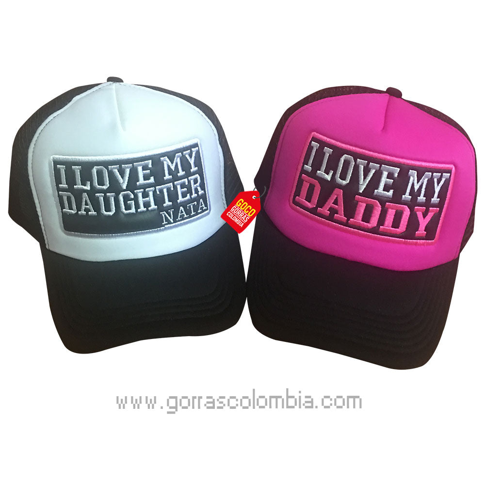 Gorras DADDY & DAUGHTER (Nombre)