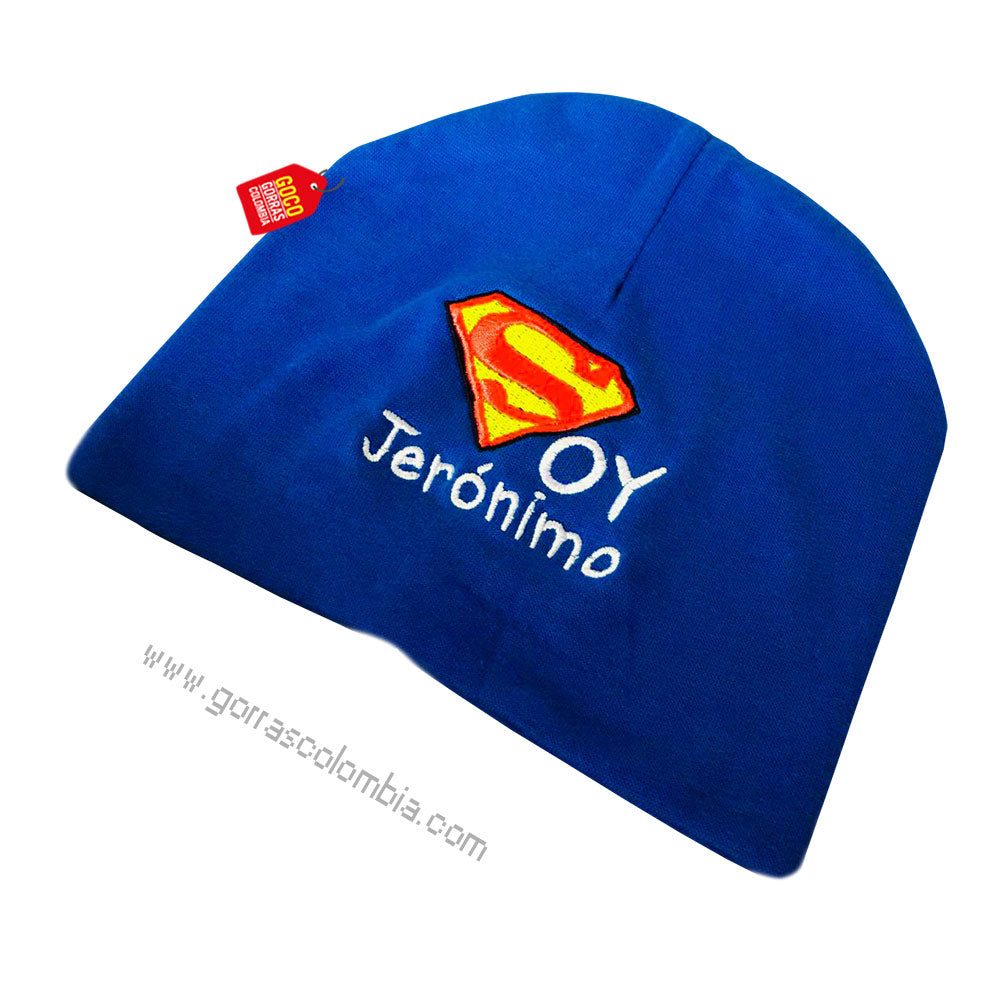 Gorro Baby SUPERMAN - SOY... (Nombre)