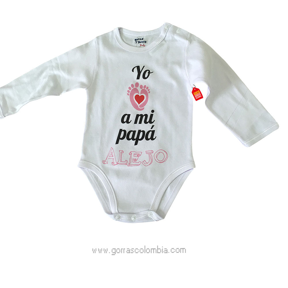 Body YO AMO A MI PAPÁ (Frase)
