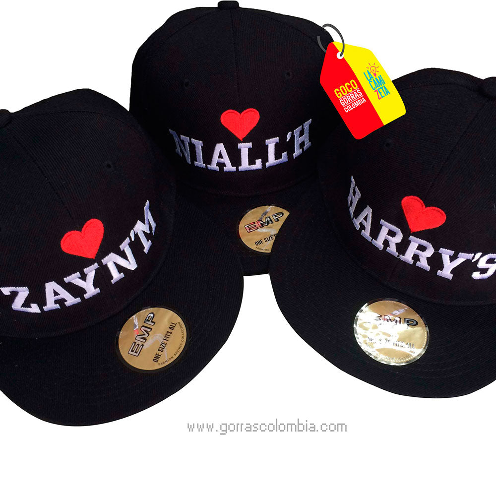 Gorras CORAZÓN (Nombres)