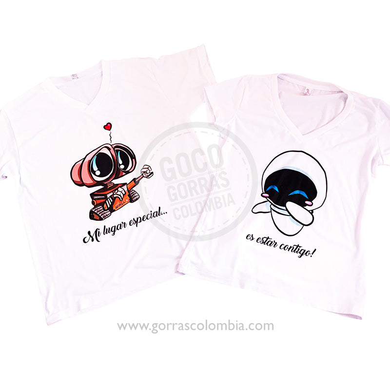 Camiseta WALL-E / EVA