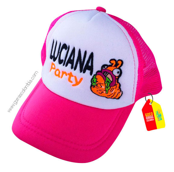 Gorra MONSTRUO - PARTY (Nombre)