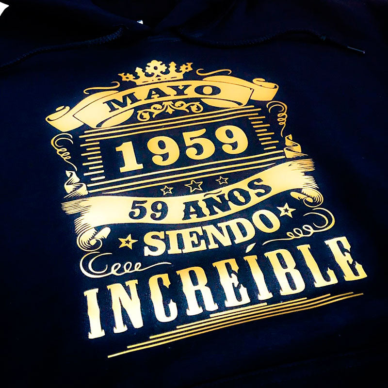 Buzo Cumpleaños: SIENDO INCREIBLE (Fecha)