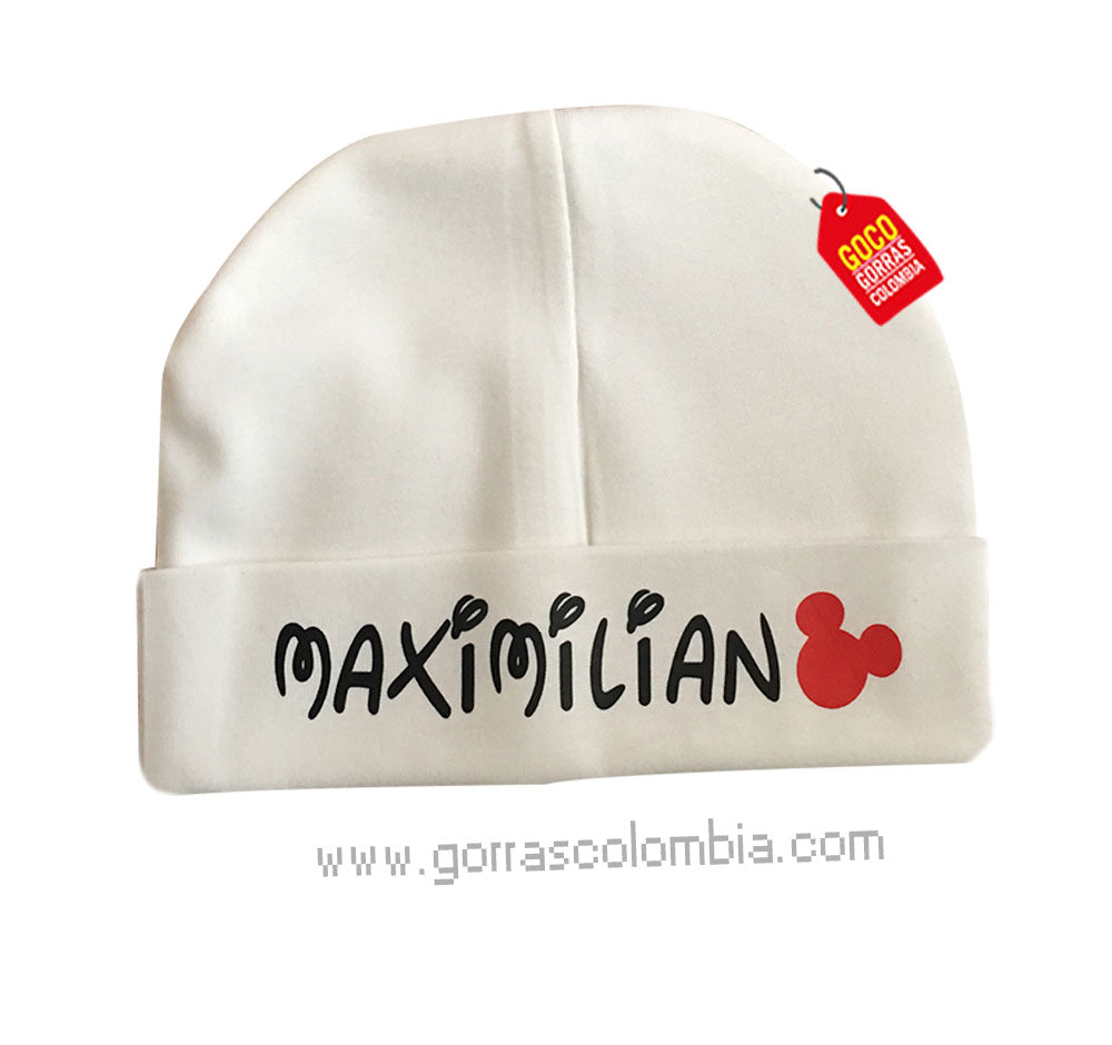 Gorro Baby MICKEY (Nombre)
