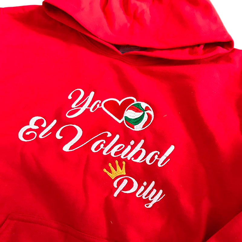 Buzo YO AMO EL VOLEIBOL (Nombre)