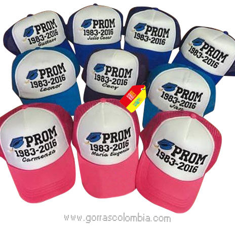 Gorra PROM (Nombre-Año)