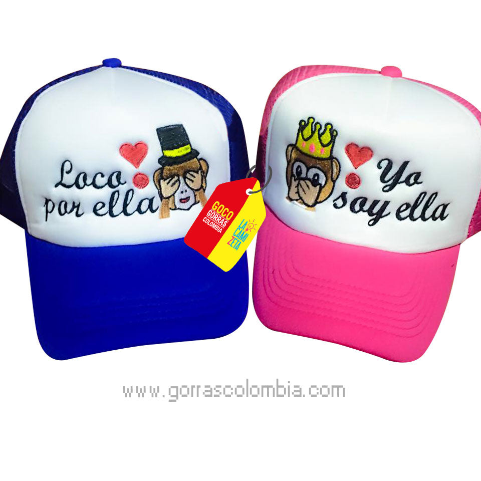 Gorras EMOJI MICOS - LOCO POR ELLA