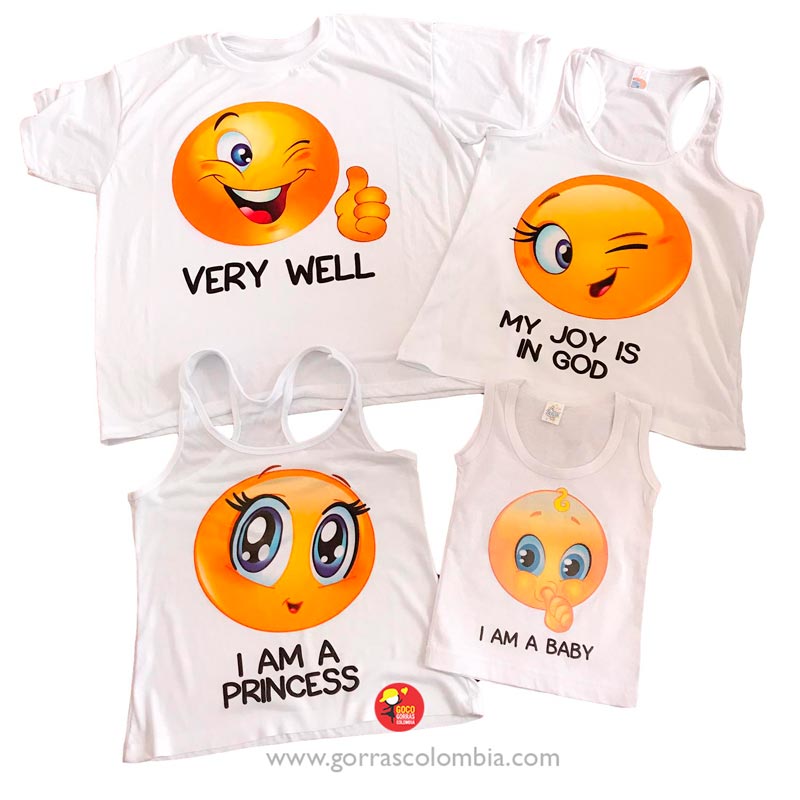 Camisetas personalizadas de emojis outlet