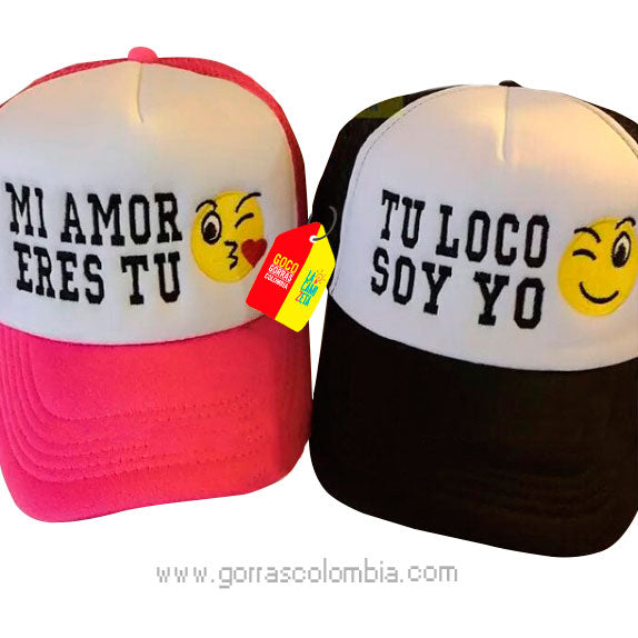 Gorras EMOJIS - MI AMOR ERES TU