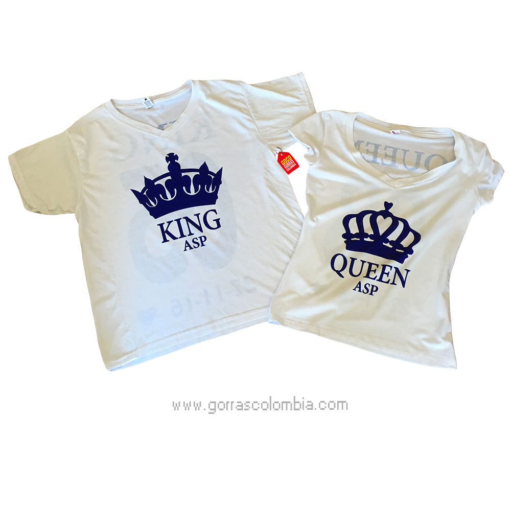 Camiseta KING / QUEEN