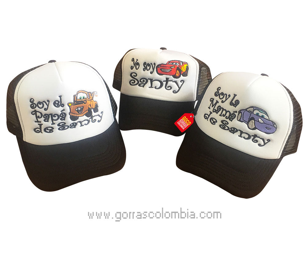 Gorras CARS - PAPÁS DE... (Nombre)