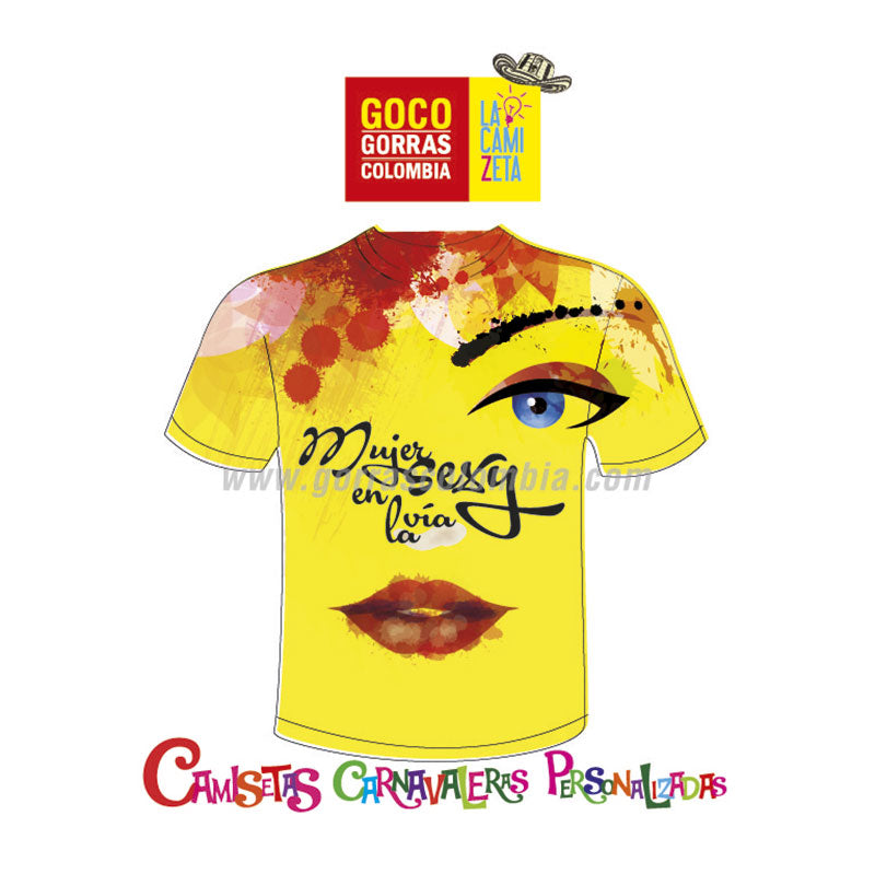 Camiseta Carnavalera MUJER SEXI EN LA VÍA