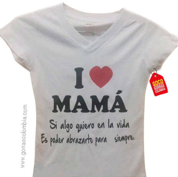 Camiseta I LOVE MAMÁ