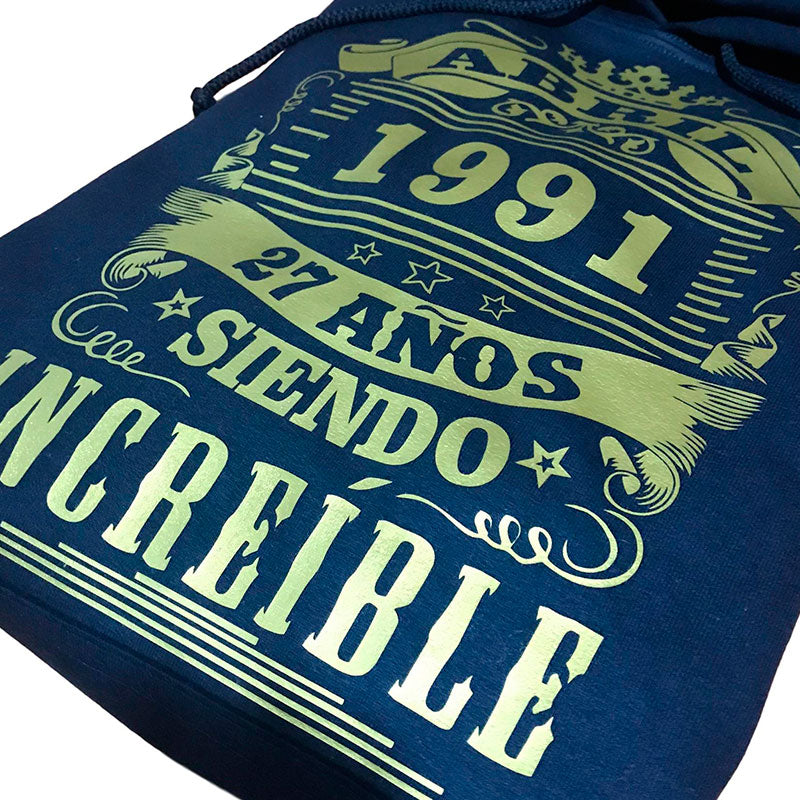 Buzo Cumpleaños: SIENDO INCREIBLE (Fecha)