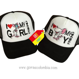 Gorra PINKY / CEREBRO - GIRLFRIEND / BOYFRIEND