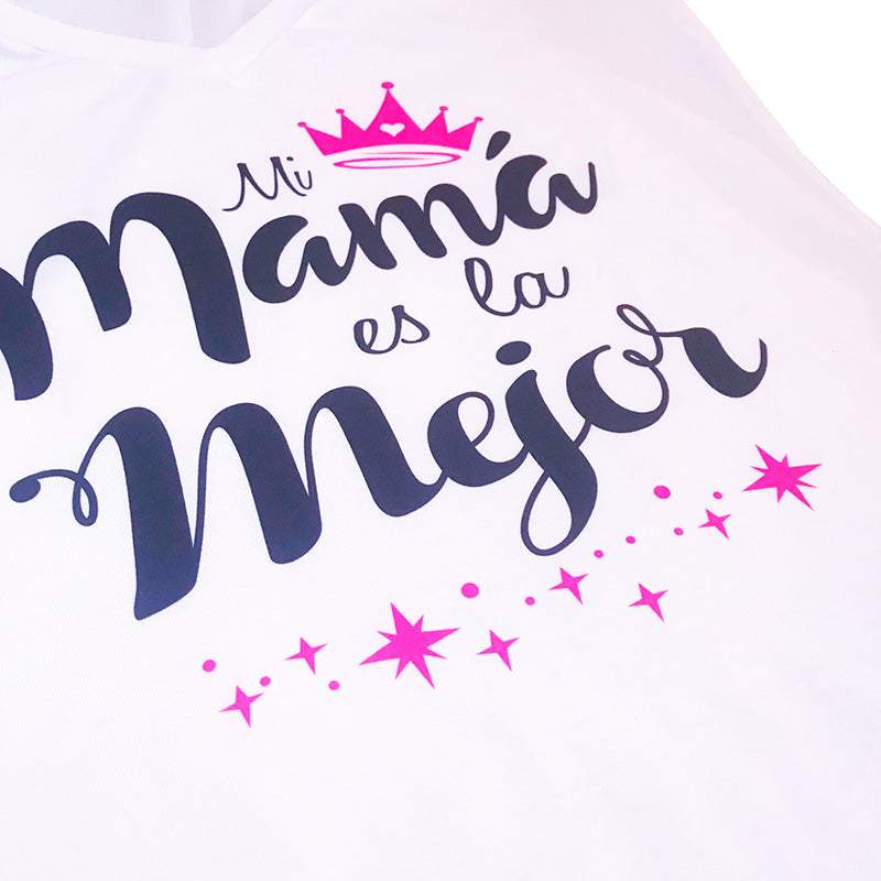 Camiseta MI MAMÁ ES LA MEJOR / YO SOY LA MAMÁ