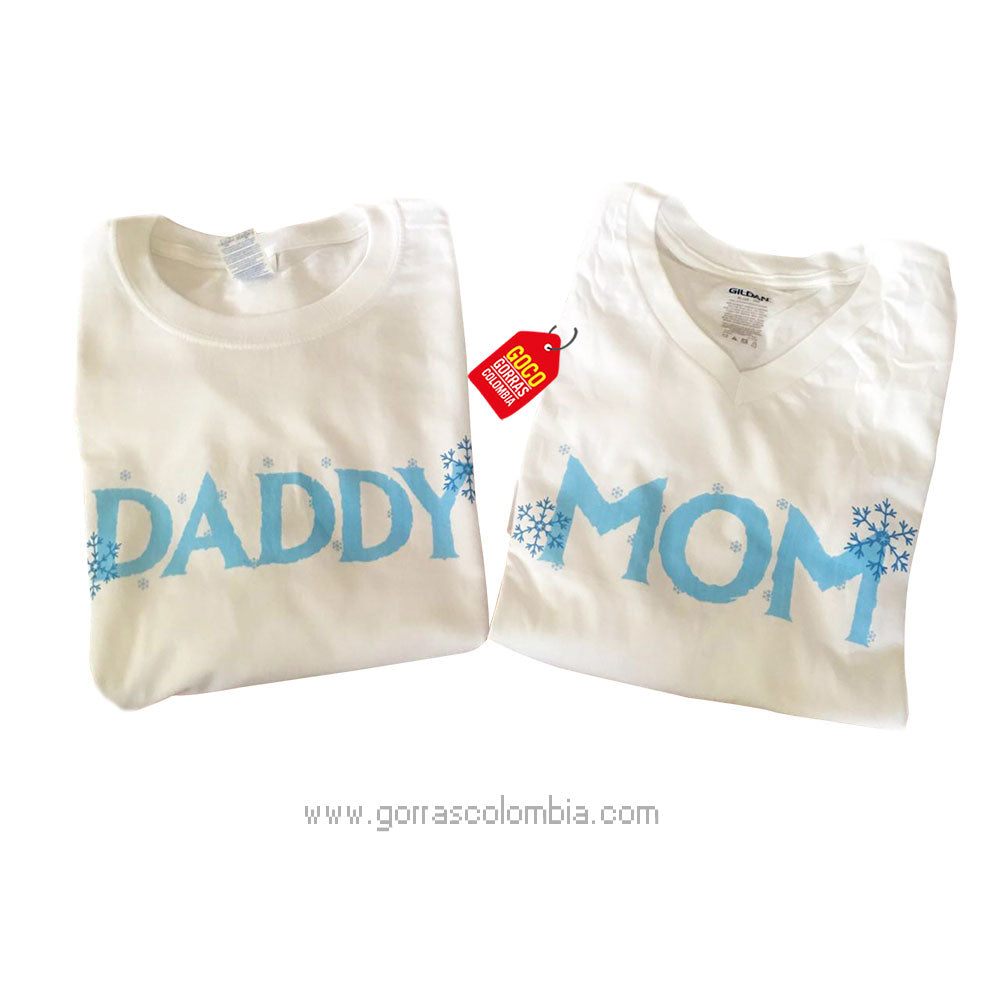 Camiseta DADDY / MOM