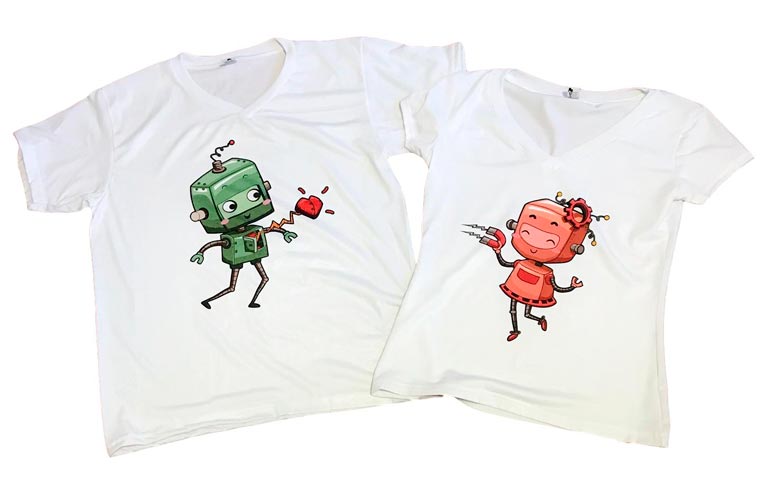 Camiseta ROBOT / ROBOTINA