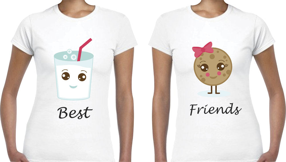 Camiseta BEST FRIENDS - LECHE / GALLETA