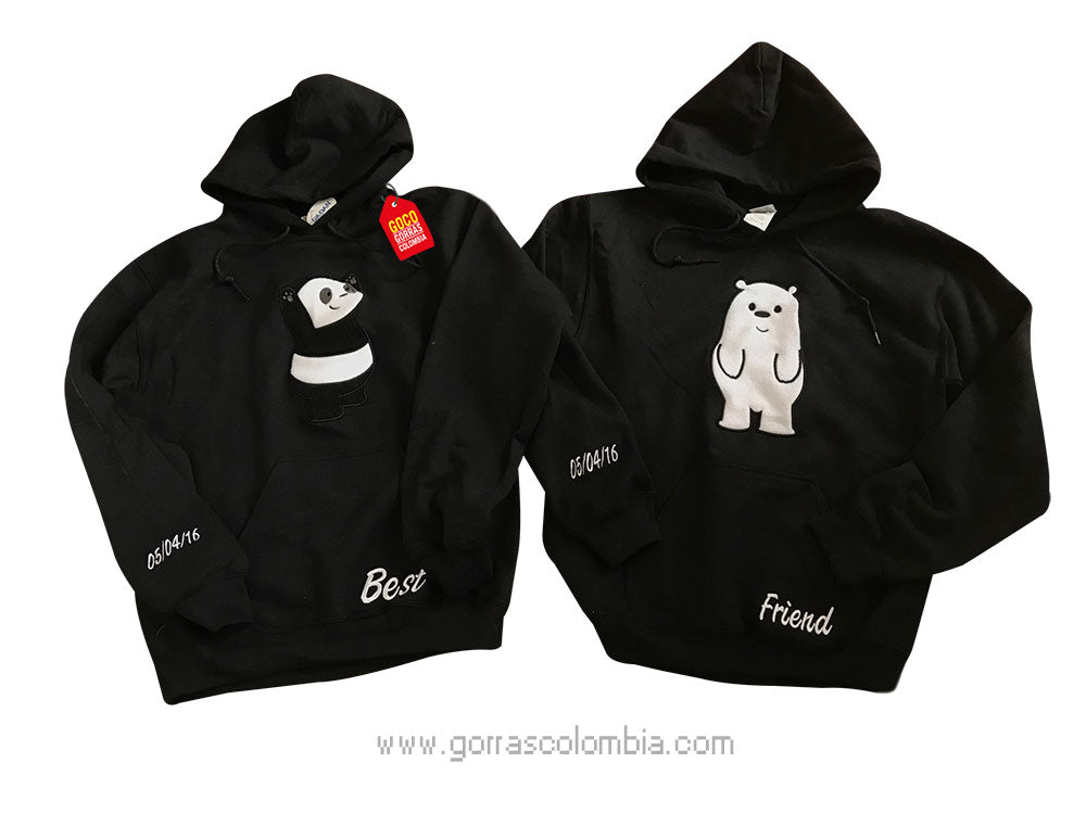 Buzo BEST PANDA / FRIEND POLAR